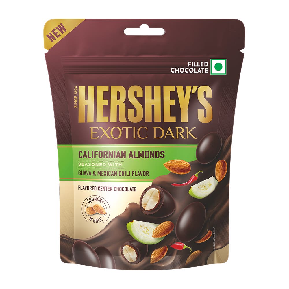HERSHEY'S EXOTIC DARK Guava Chilli 30g Front of the Pack