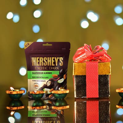 HERSHEY'S EXOTIC DARK Chocolate is a perfect choice for Festive Occasions gifting