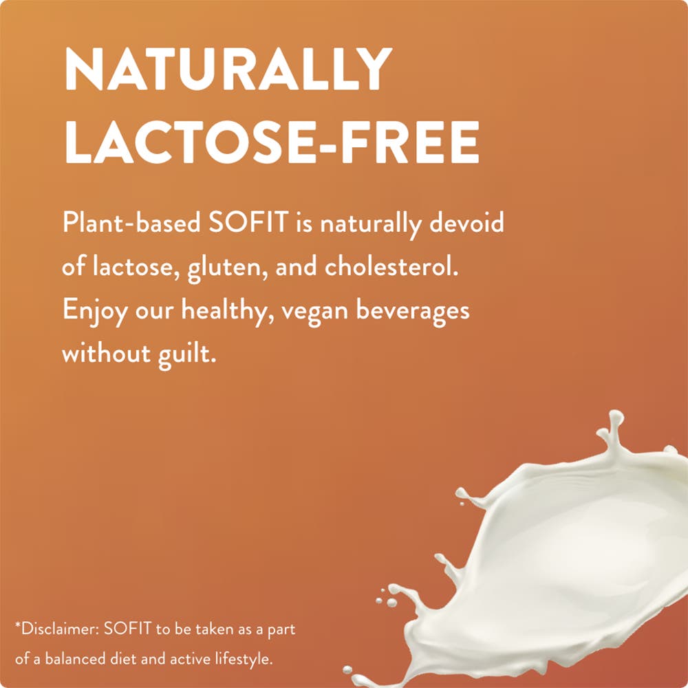 SOFIT is Naturally Lactose-free Plant-based drink